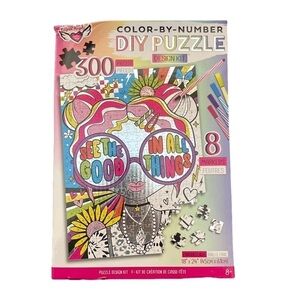 New Fashion Angel Color by Number DIY 300 piece coloring puzzle.  Ages 8 and up